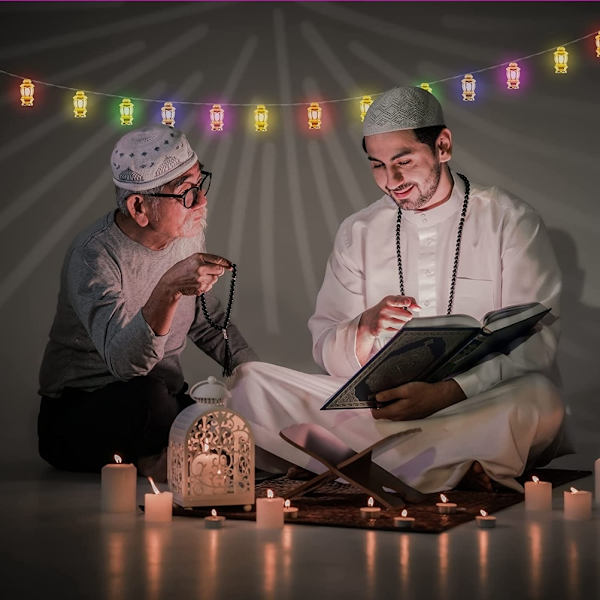 Eid Ramadan Dekorativa 20 LED Strängljus Inomhus Utomhus Hem
