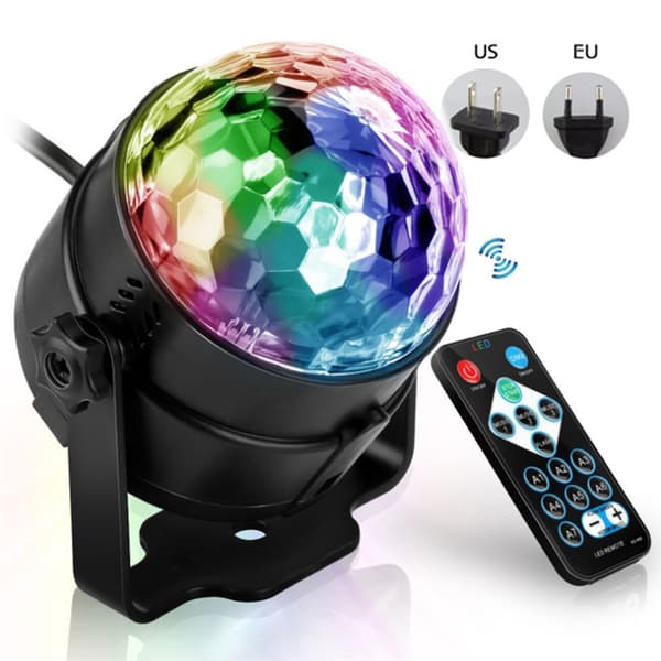 Discokugle 1 Pakke, Partylys Scene Lampe Disco Belysning Projektor