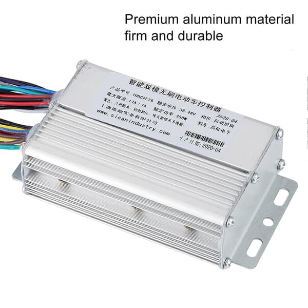 36V 48V 350W børsteløs motorregulator hastighetskontrollerdeler for sparkesykkel elsykkel