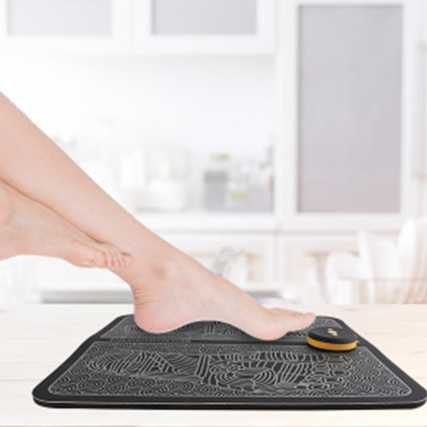 Fotmassagemaskin, hopfällbar 9 intensiteter 6 massagemoder