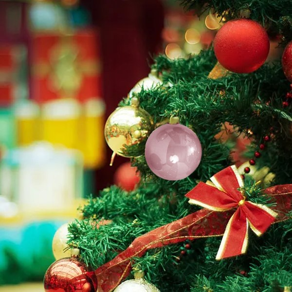 12 Pcs Christmas Ball Ornaments, 6 cm Decorative Christmas