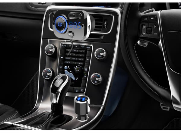 INF Langaton FM-lähetin autoon Bluetooth 5.0 QC3