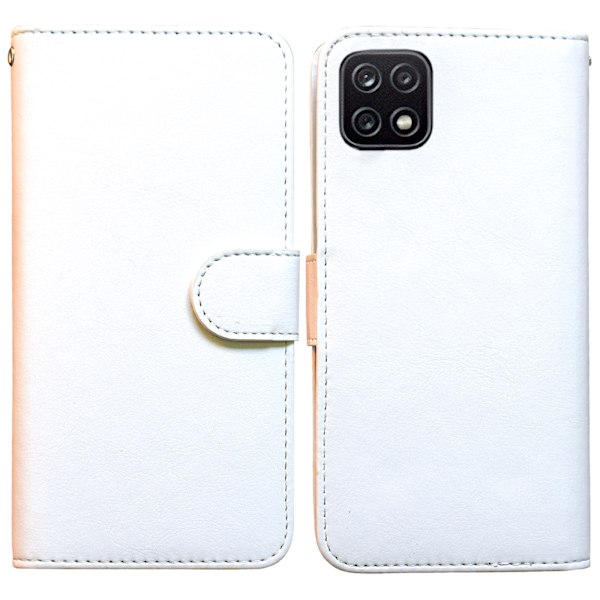 Samsung Galaxy A22 5G - Läderfodral / Skydd Svart Svart