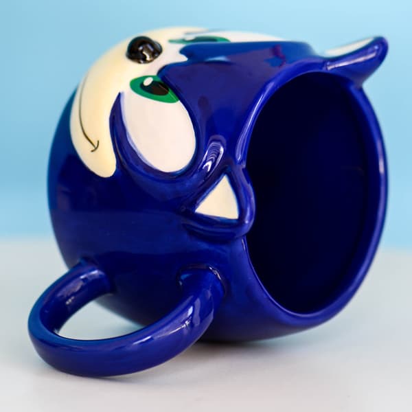 Sonic 3D Keramikkrus – Kreativt Anime-tema Krus, Perfekt til Studerendes Morgenkaffe