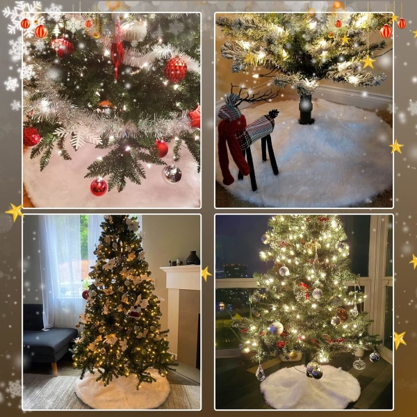 Baumdecke Weihnachtsbaum Decke, 90cm Weihnachtsbaumdecke Runde