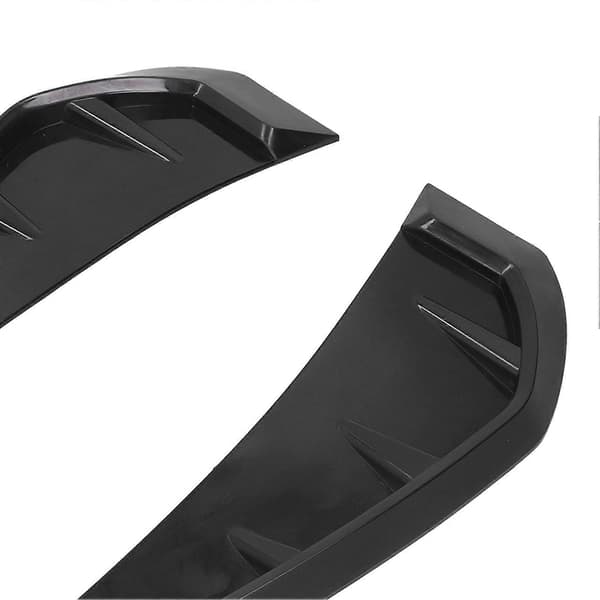 2PCS Bil Sidostänkskärm Luftventil Trimskydd Vänster Höger Gummi Svart Universal Dekoration