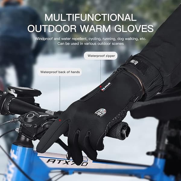 Vinterhandsker Touchscreen Handsker Vinter Cykling Ski Udendørs Handsker Telefingre Handsker Varme Handsker