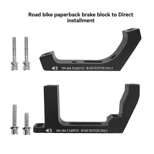 Skivbromsfäste Adapter Ultralätt Platt Installation PM/IS Omvandlare Cykeltillbehör Rotorbytesfäste Fram