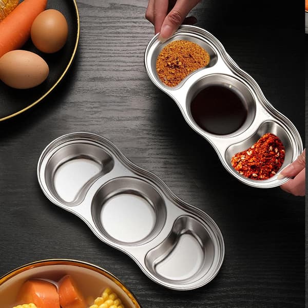 3 Sushi Dyppe Skåle, Underkopper til Appetizer og Smagsprøver