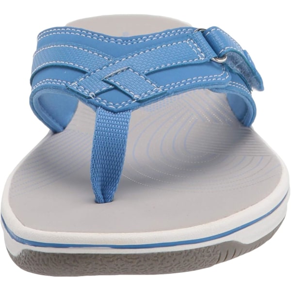 Tåseparator damsandaler med bekväm kilklack sommarsandaler plattform tofflor halkfria flip-flops 5