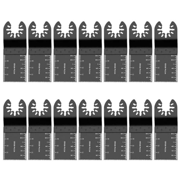 14 st Oscillerande Multiverktyg Snabbfäste Sågblad Set DIY Träbearbetning Tillbehör Kit
