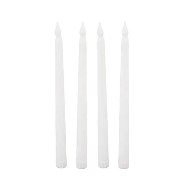 4 st LED-ljus Rökfria Flamlösa Säkra Miljövänliga