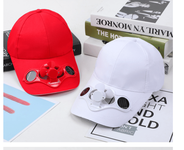 Unisex Baseball Caps med Solvifte Solhatt Pustende Bomullsvisir