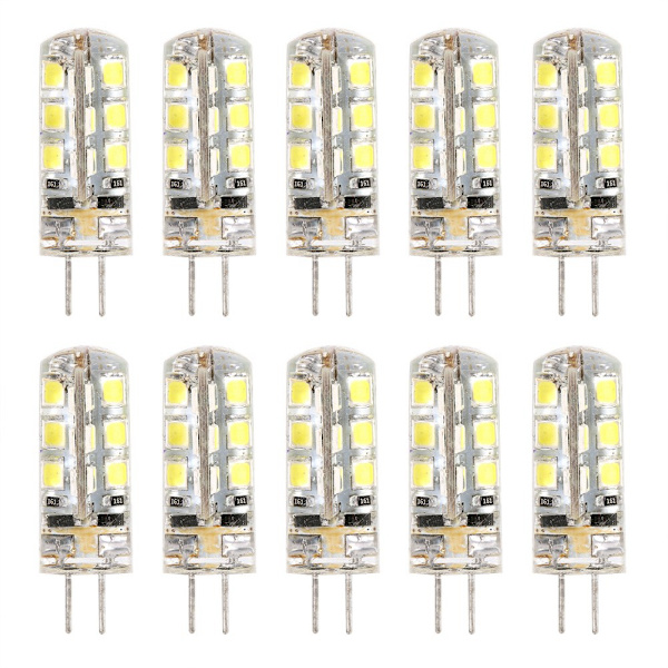10 st LED G4-lampa DC12V kristalllampa ersättningslampor för hemmet