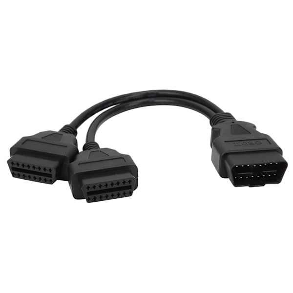 16-Pin OBD2 Kabel 1-till-2 Förlängningssplitter Bil Diagnostisk Kontakt Adapter 30cm Förlängningslängd