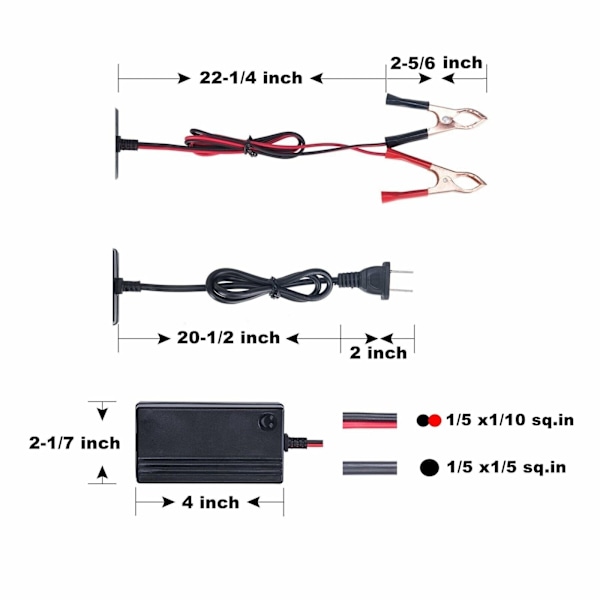 12V Automatisk Blysyra Batteriunderhållare/Laddare, Trickle