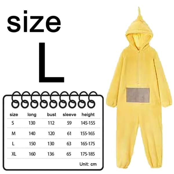 Hel drakt pyjamas for kvinner og menn, tykk korallfleece L