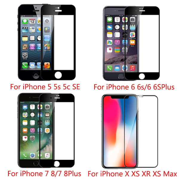 4 st heltäckande skärmsydd för iphone 12/12 pro