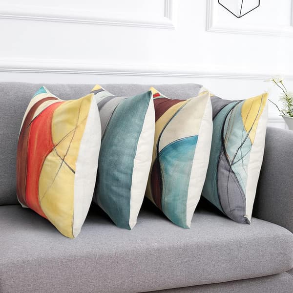 Kuddfodral 45 x 45 Stolsdyna Dekorativ Kudde Soffa Farmh