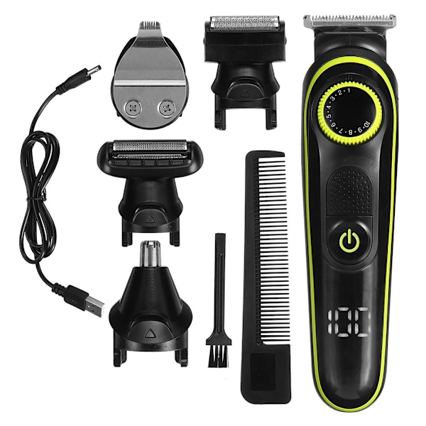 Professionell Klippmaskin för Män, Ergonomiskt Grepp Elektrisk Hårklippare med Självslipande Blad, Idealisk för Barberarsalonger och Personligt Bruk