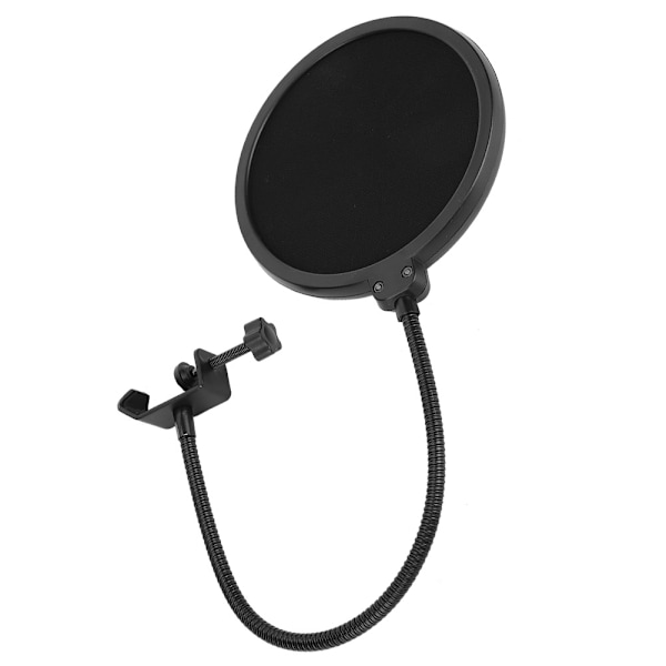 Flexibel Svanhals Pop Shield, Mikrofon Studio Tillbehör med Salivskyddsskärm för Professionell Inspelningskvalitet