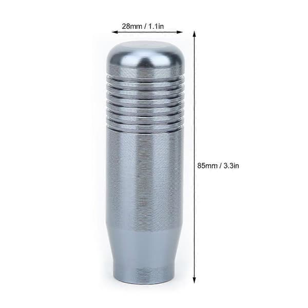 Gearknophoved Universal Skifteknapper med Adapter til Manuel Gearkasse Skifter Biler Titanium