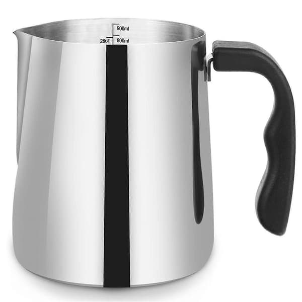 32oz smeltedigel i rustfritt stål med helletut og varmebestandig håndtak for lystilvirkning