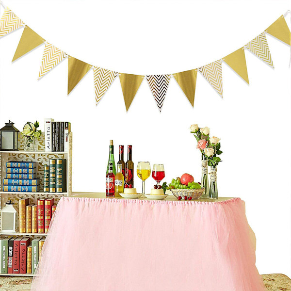 5-piece set Pennant Chain Pennant Banner 5 Meters 12Pcs Pennant