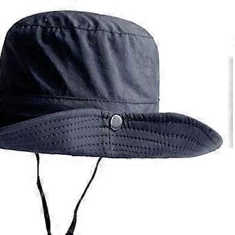 Solhat Spandhat Unisex Sommer Strandhat til Strand Marineblå (Marineblå)