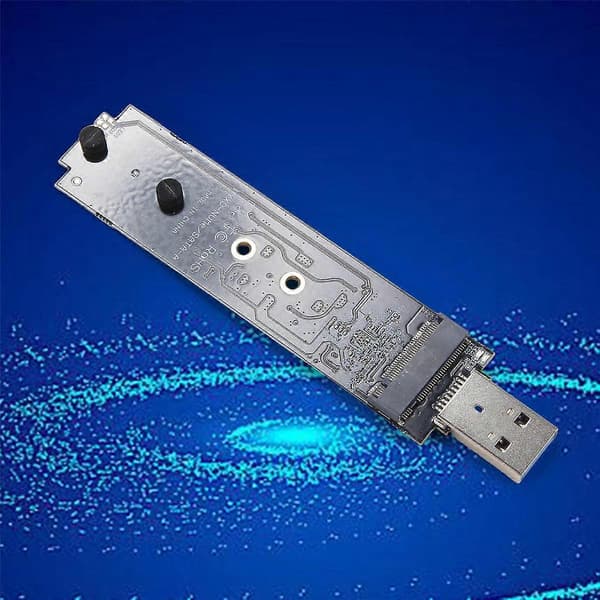 Adapterkortmodul NVMe PCIE til USB 3.1 Type A M.2 Inline Adapterkort Multifunktionelt Praktisk Modul