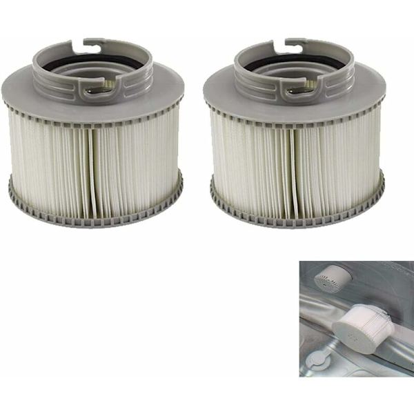 2 stk. MSPA FD2089 Spa Patronfilter, Swimming Pool Filterpatron