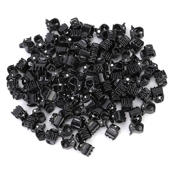 Hårklämmor för kvinnor flickor Mini hårklämmor Plastklämmor med halkfria grepp Starkt grepp Hållbart plastmetallmaterial Inte lätt att bryta Håll