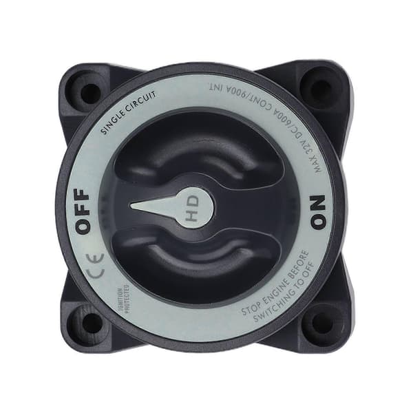 4-positions 32V 350A ESeries Båd Dobbelt Batteri Isolator Afbryder Vandtæt Tændingsbeskyttelse til Båd