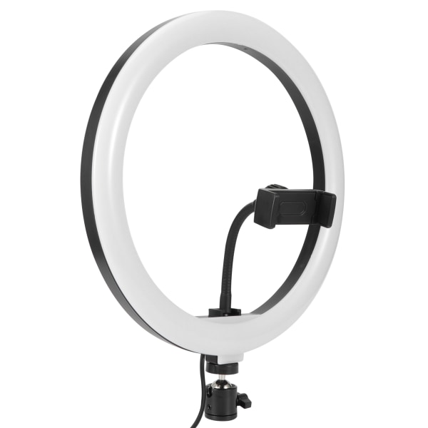 30 cm ringlampa 3000-7500K dimbar LED selfie-fyllningsljus RGB-färgad lampa för fotografering