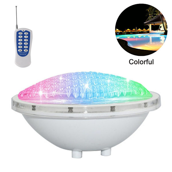 Undervattenspoollampor, Vattentät IP68 47W RGB Simbassäng