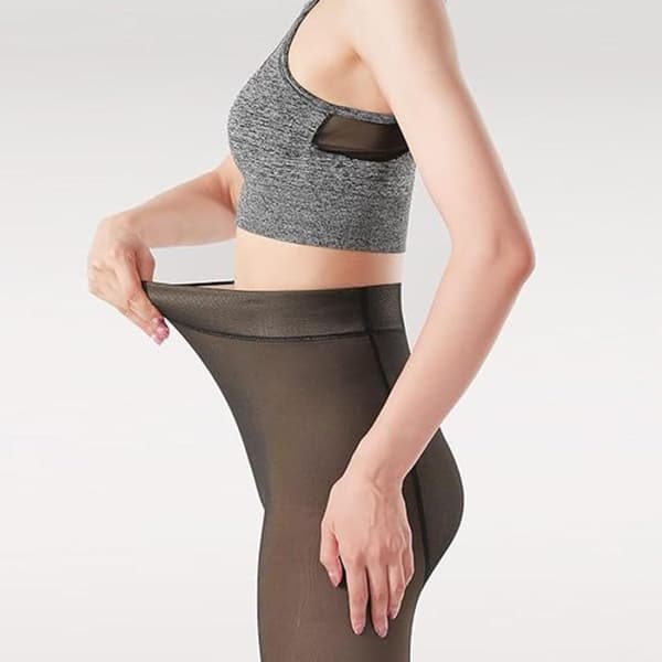 Vinter tights til damer for 40-70 kg, forede vinter tights