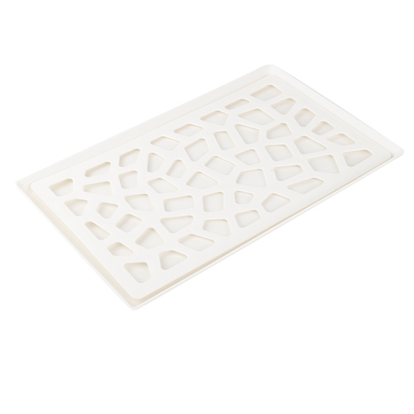 Plastförvaringsbricka Köksavloppsförvaringsställ Avloppshylla