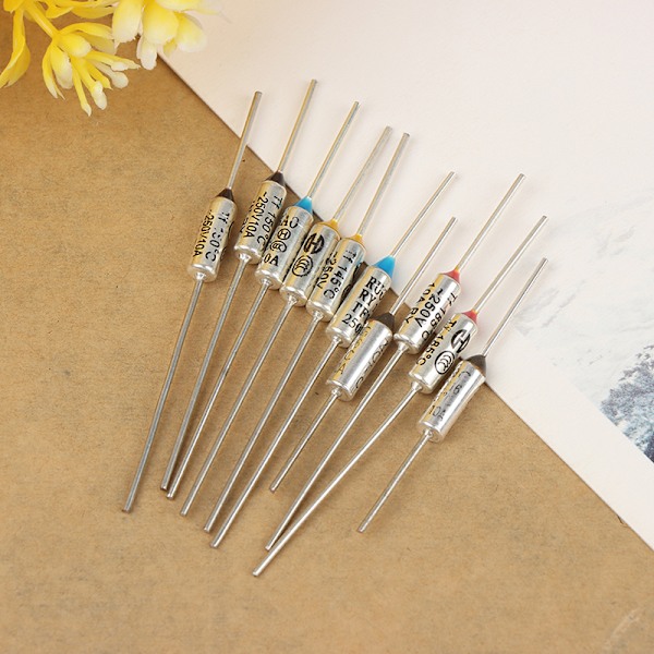 10st metall thermal 10A 15A 250V Temperatur 142° 150° 172 142° 142°