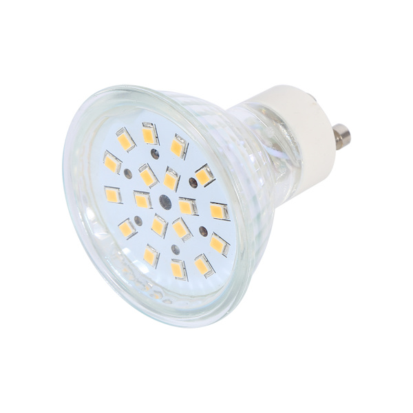 1 st 3W GU10 18 lysdioder Spot Light Lamp Värmare Vit Lamp Lamp