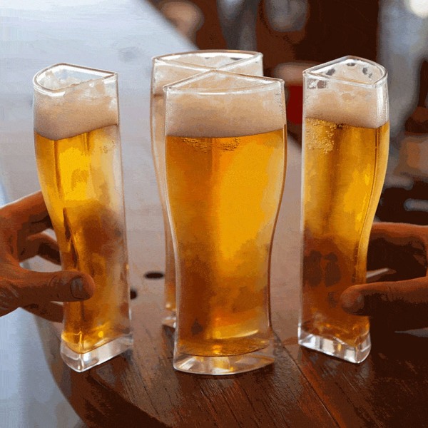4 i 1 Akryl Ölmugg 4PCS Ölmugg Fest Semester Födelsedag