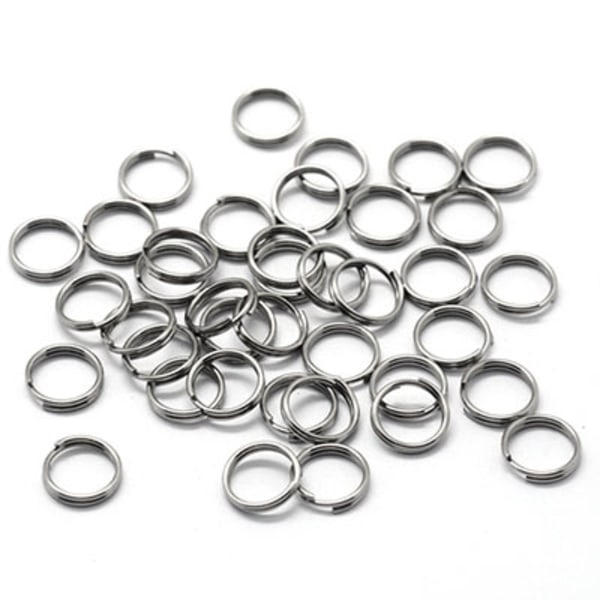 Splitringar av rostfritt kirurgiskt stål, 6mm, 5g/50g 570