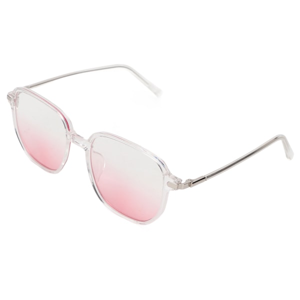 Blush Briller Transparent Gradient Linse Stort PC Stel Mode Blåt Lys Blokerende Solbriller