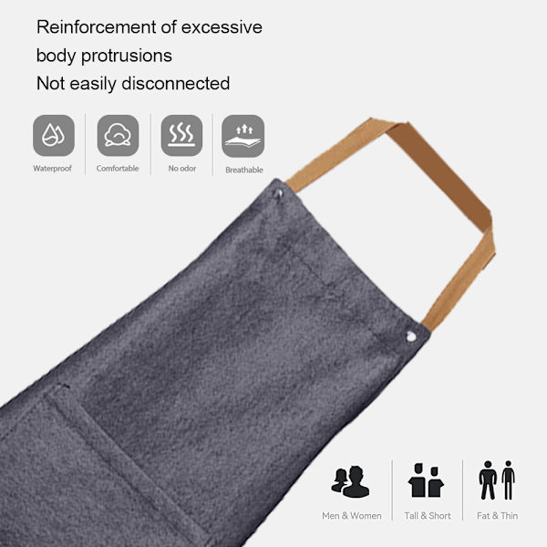 1 st tjock denim canvas förkläde skräddarsydd vattentät hem