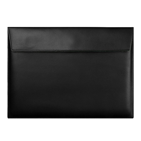 För OS X Laptopväska Kuvertstil PU Läder Exakt Storlek Multifunktionell Laptopfodral för 13 Tum Enheter Svart PU Läder Horisontell Stil