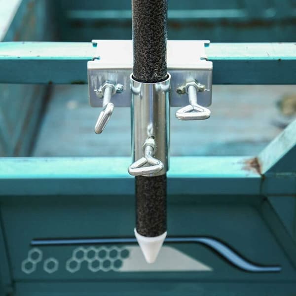 16*12*10cm Parasolfod, Balkon Parasolholder, Balkonrækværk