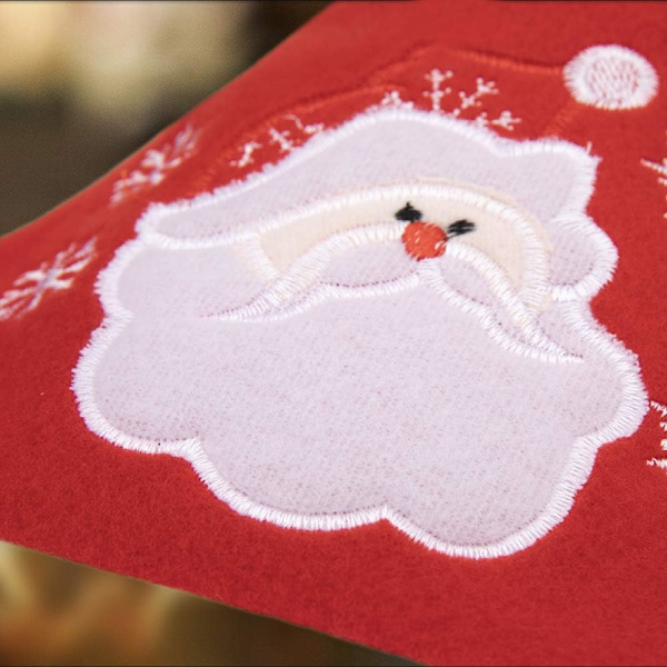 Christmas Hats 3 Pcs Santa Hats 11.6"X15.2" Plush Santa Hats