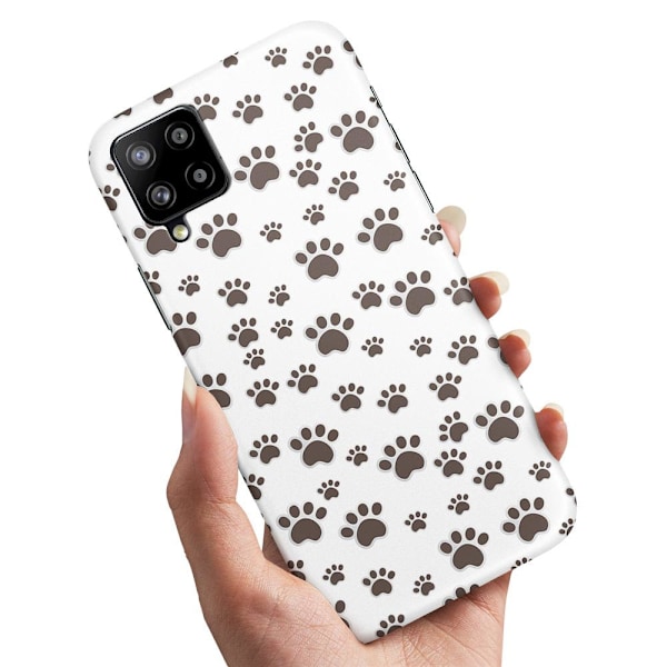 Samsung Galaxy A12 - Skal/Mobilskal Paw Pattern