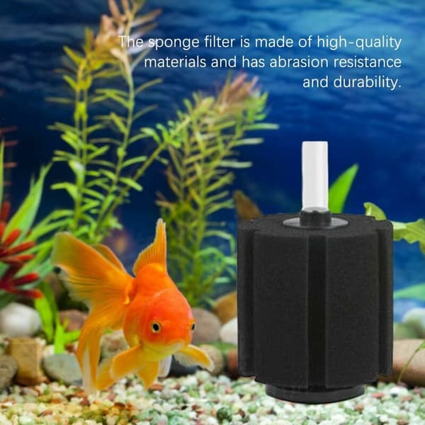8X16X6.3cm Luftpumpe Skum Svamp Biokjemisk Luftfilter Akvarium E