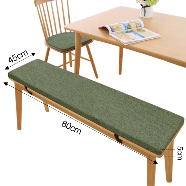 5 cm tjock sittdyna för bänk, tvättbar stolsdyna för bänk, trädgårdsbänkdyna utomhus, stor sittdyna för stol golv kontorsstol, Style 2