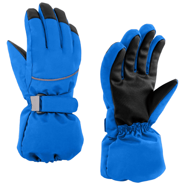 Vinterhansker for barn, gutter og jenter, snø, ski, vanntette hansker for tenåringer, fleecefôr